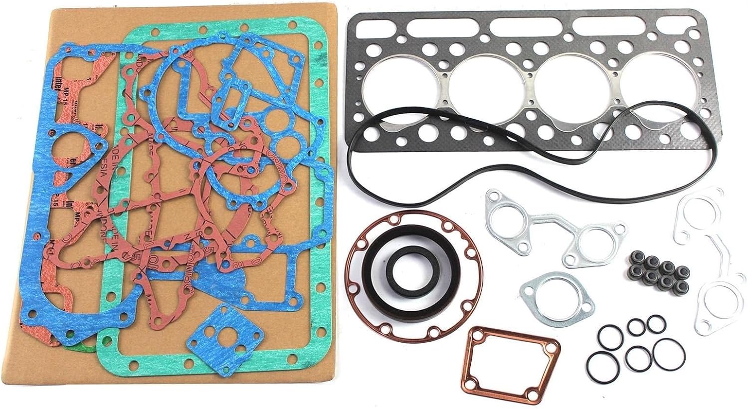 V2003 V2003T V2003M V2003DI Engine Gasket Kit Compatible with Kubota Bobcat Tractor L4300F L4300DT L45 1G726-21772 1G770-03312 1E013-03312
