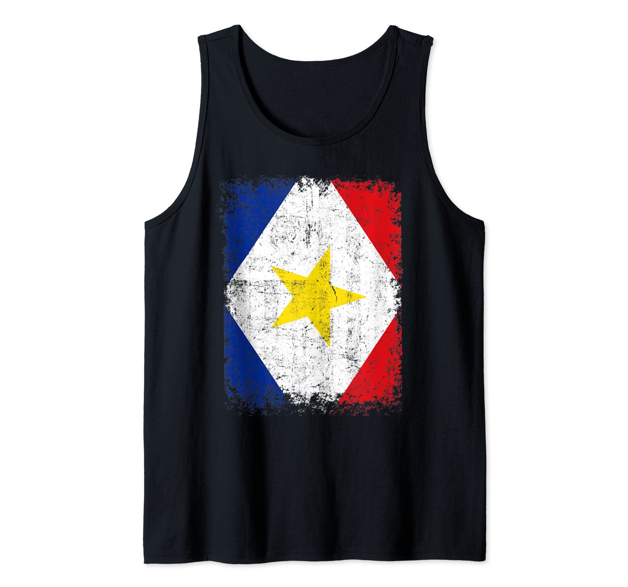 Saba Flag Saba Gifts Love Saba Tank Top