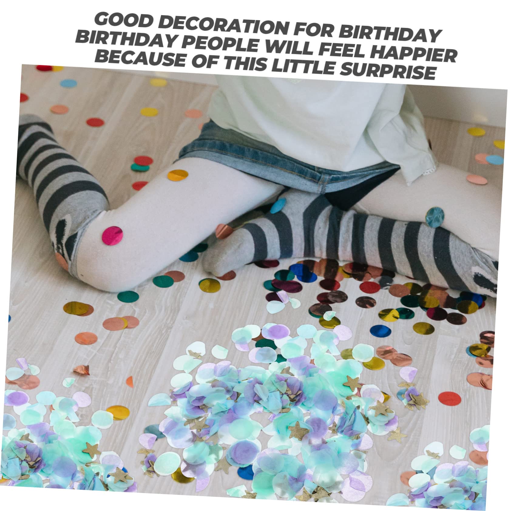 5 Piezas 2 Confeti De Bebe Decoraciones De Mesa De Feliz Cumpleaños Decoración De Letras Globos Azules Confeti Para Fiesta Estrella Decoración De La Mesa De La Cena Papel MAGICLULU