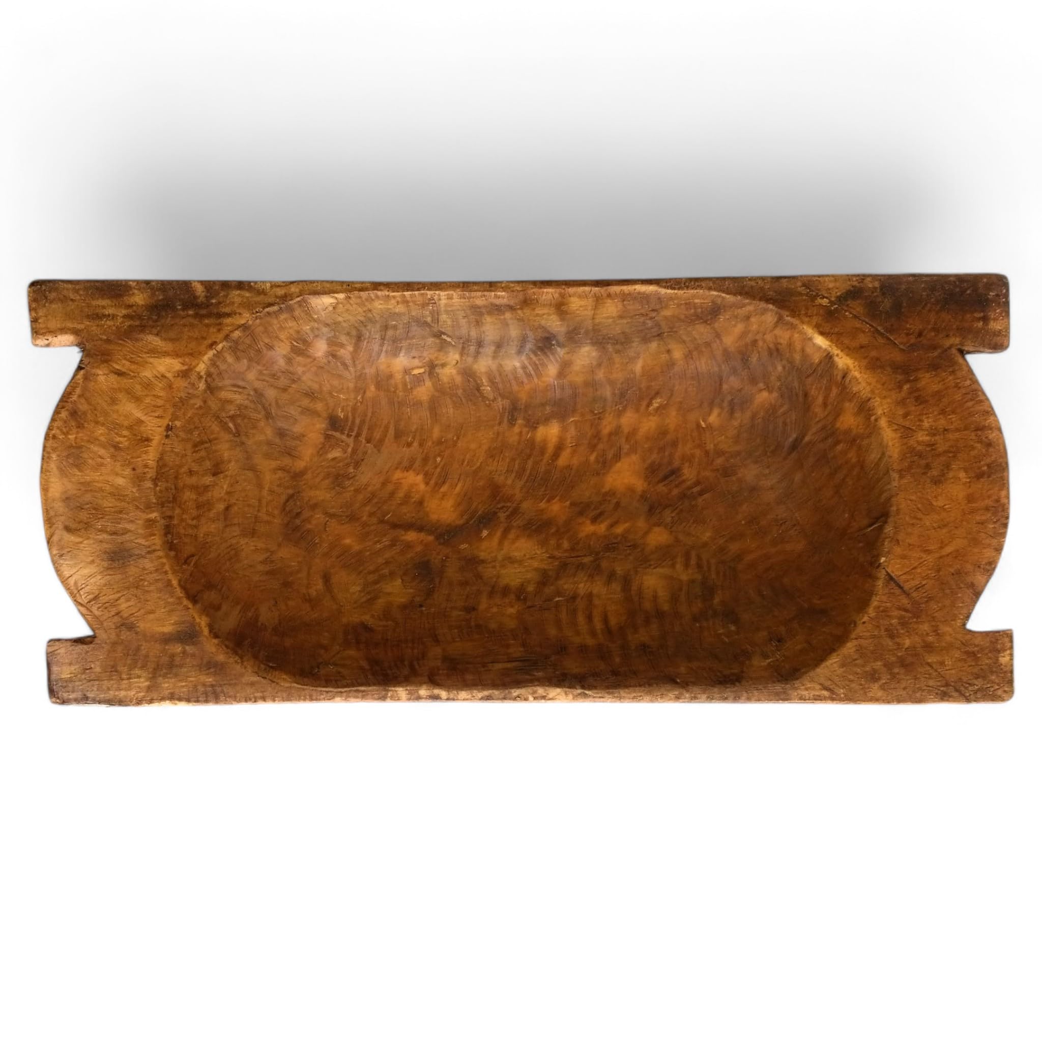 26" -27" Montana Decorative Wood Dough Bowl, The Montana Large Decorative Dough Bowl, Table Center Piece, Decorative Bowl (Large)