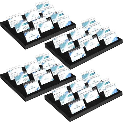 Soporte para tarjetas de identificación, bandeja organizadora de tarjetas de identificación, organizador de insignias de nombre, de espuma con
