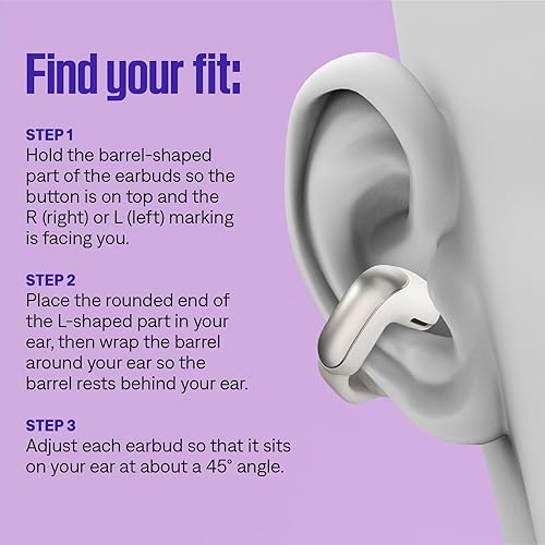 Miniatura 6 de Bose Auriculares ultra abiertos  Auriculares Bluetooth de oreja abierta con audio abierto para conciencia, diseño de clip para mayor comodidad,