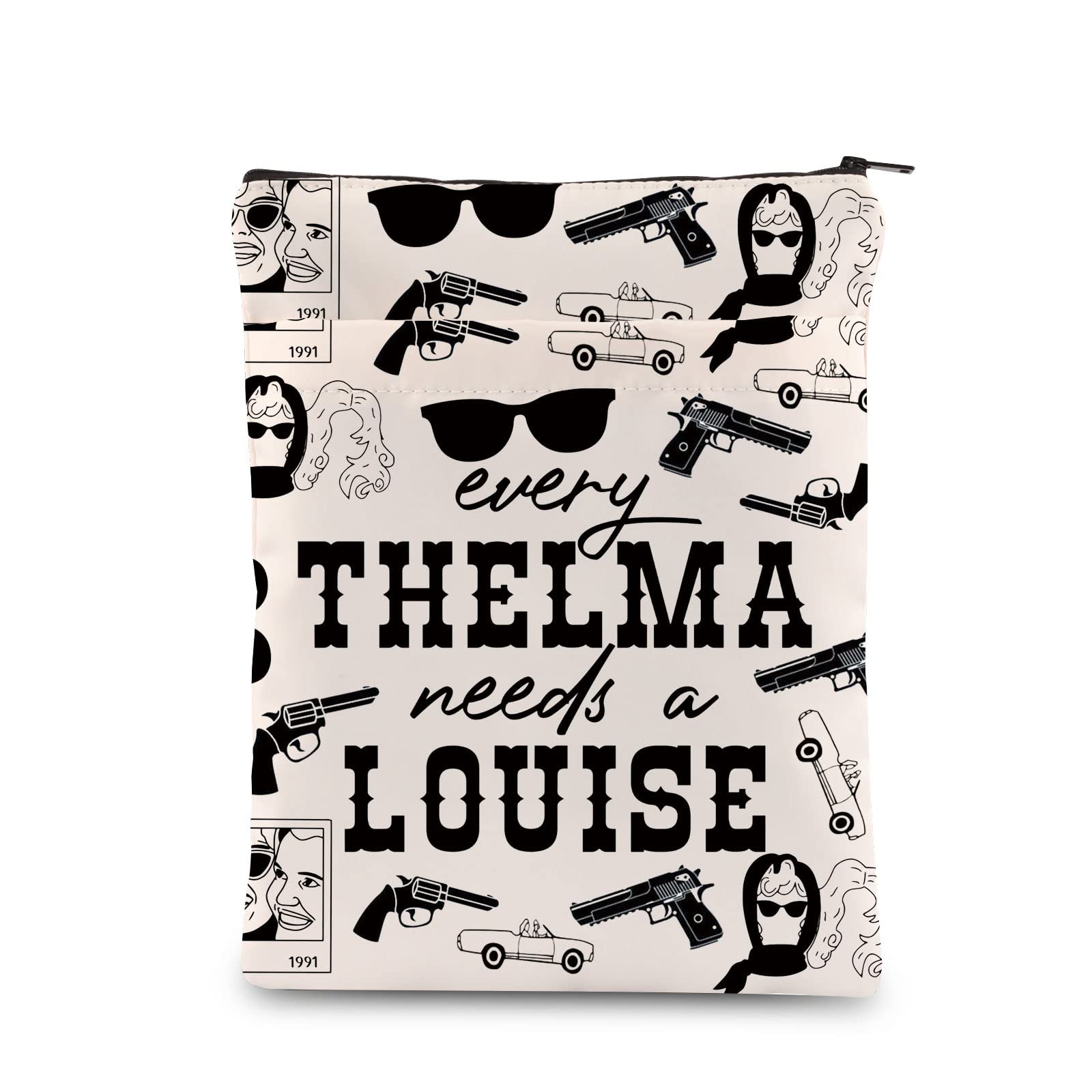 Thelma and Louise Inspire Book Sleeve Best Friend Gift We Go Together Like Thelma and Louise Book Cover (Like Thelma)