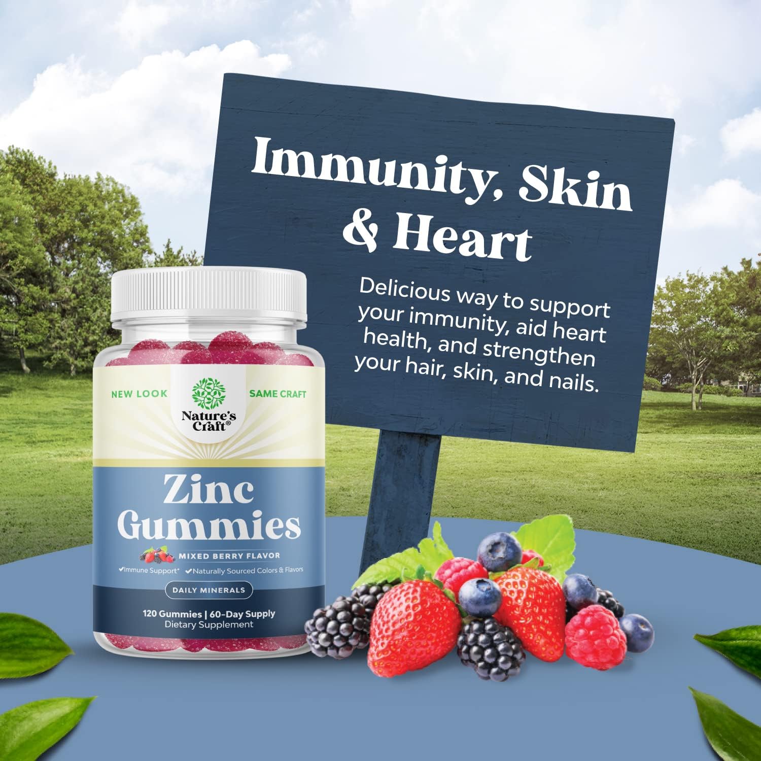 Extra Strength Zinc Gummies for Adults - Chewable Zinc Citrate 50mg Immunity Gummies for Adults - Kosher Halal Gluten and Gelatin Free Non-GMO Nut Free Great Tasting Zinc Gummies Adult Formula