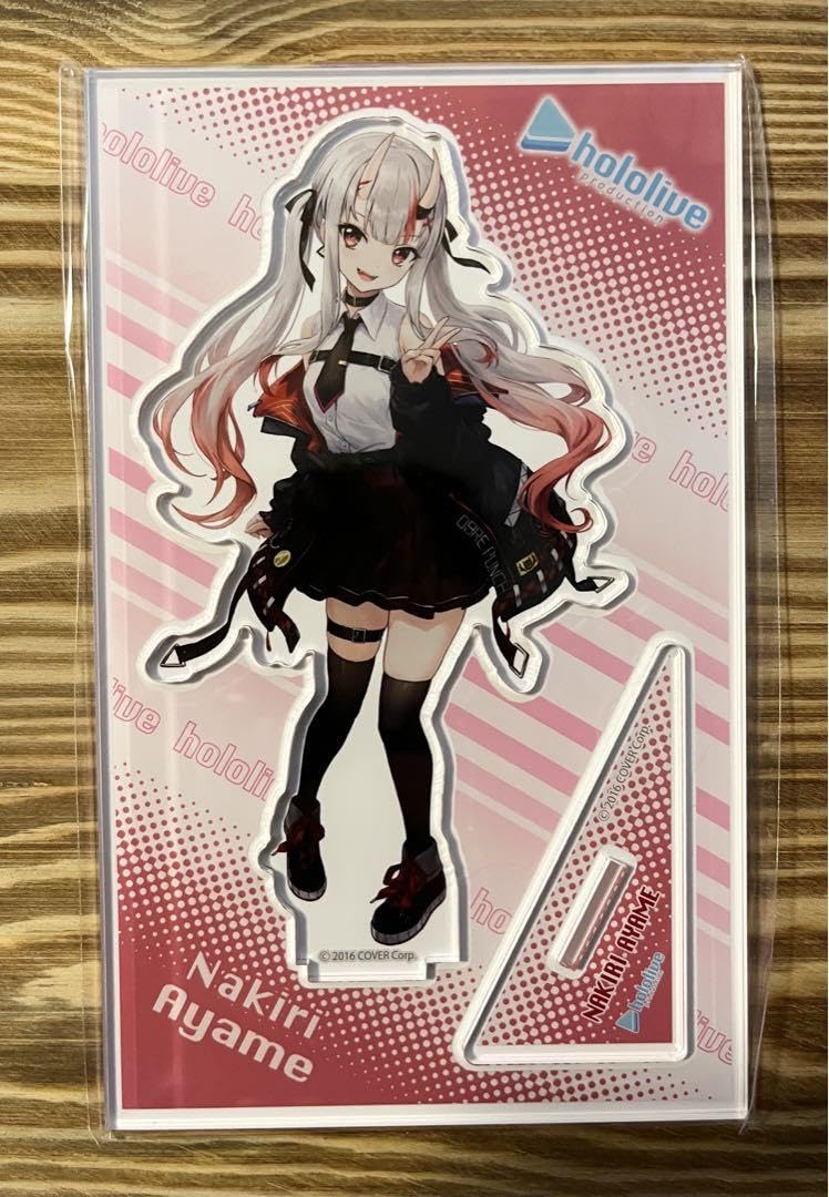 新品　【モーリーオンライン限定】ホロライブ　アクリルスタンド　百鬼あやめ大神ミオ 女性VTuberグループ「ホロライブ」、オンラインクレーンゲーム
