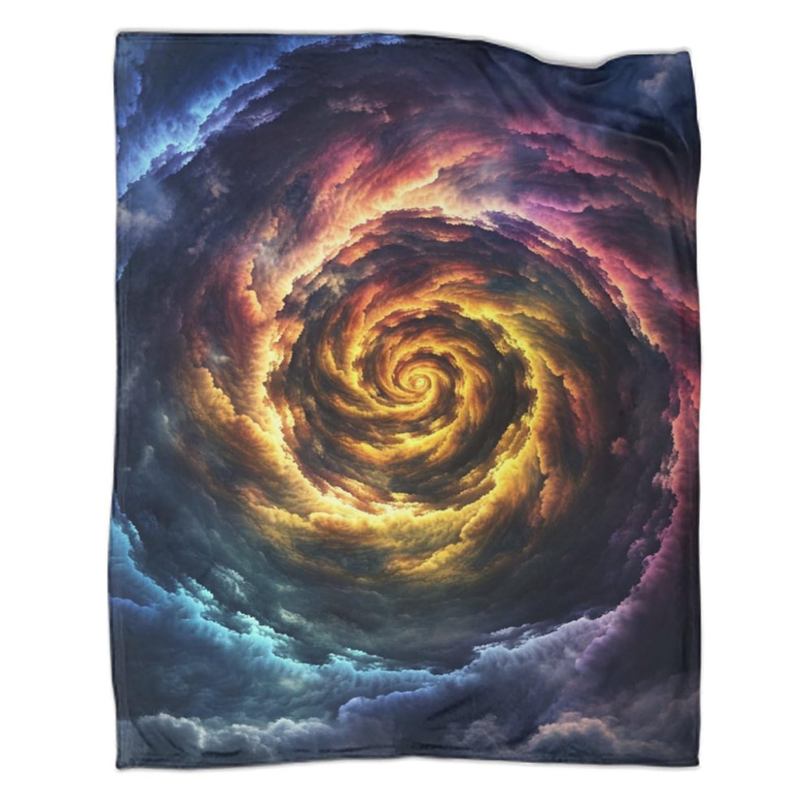 Couverture de voyage en microfibre de prestige Vortex plaid doux lit et salon