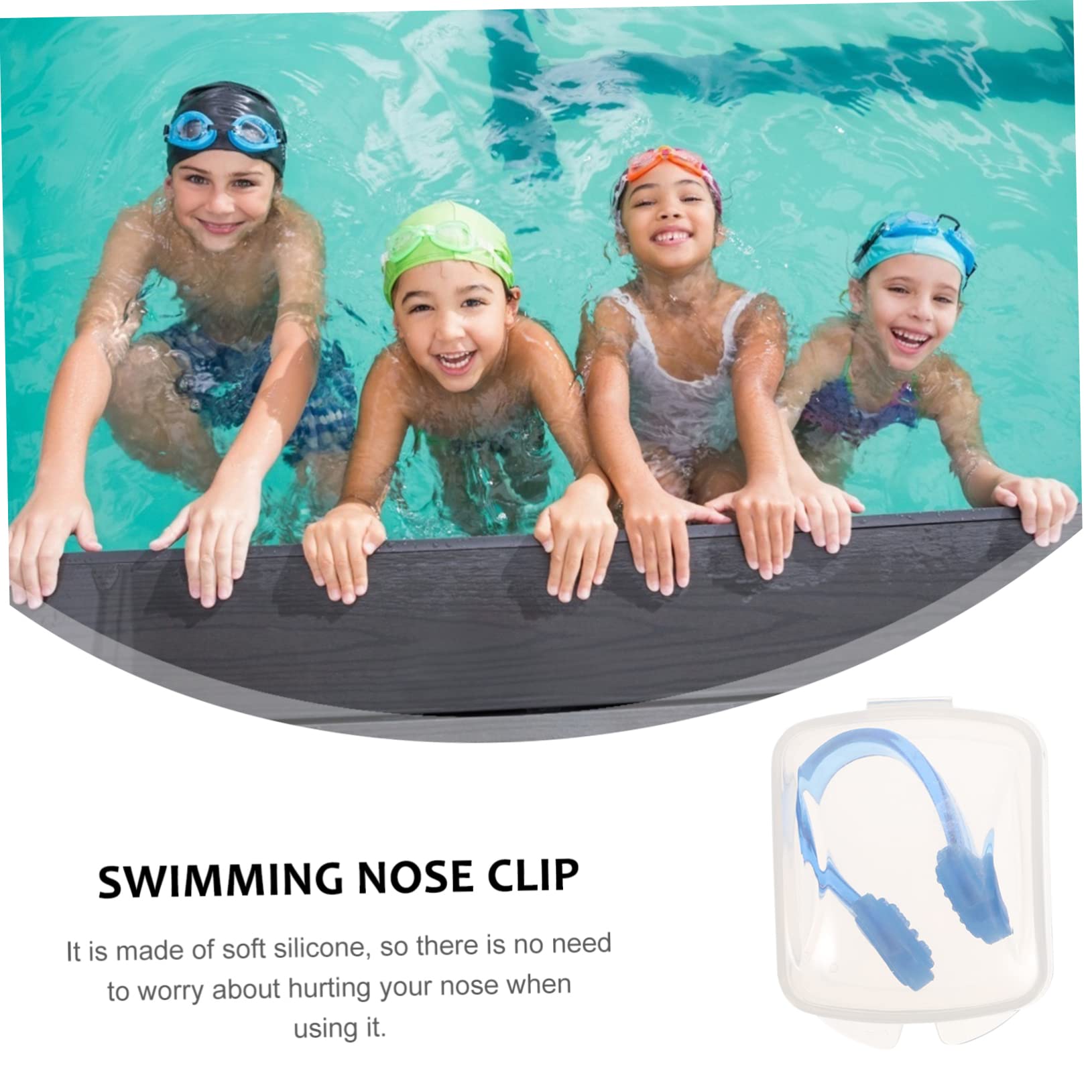 Kisangel 30stücke Schwimm-nasenklammer Teiliges Ergonomisches Design Weich Und Komfortabel Für Schwimmer Und Lernende Langlebige Und Pc-Materialien Für Pool Geeignet