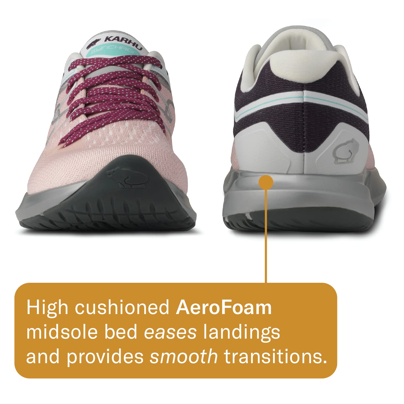 Karhu Damen Synchron Laufschuh - Atmungsaktive & bequeme Schuhe mit Plüschgefühl - Perfekt für das tägliche Training