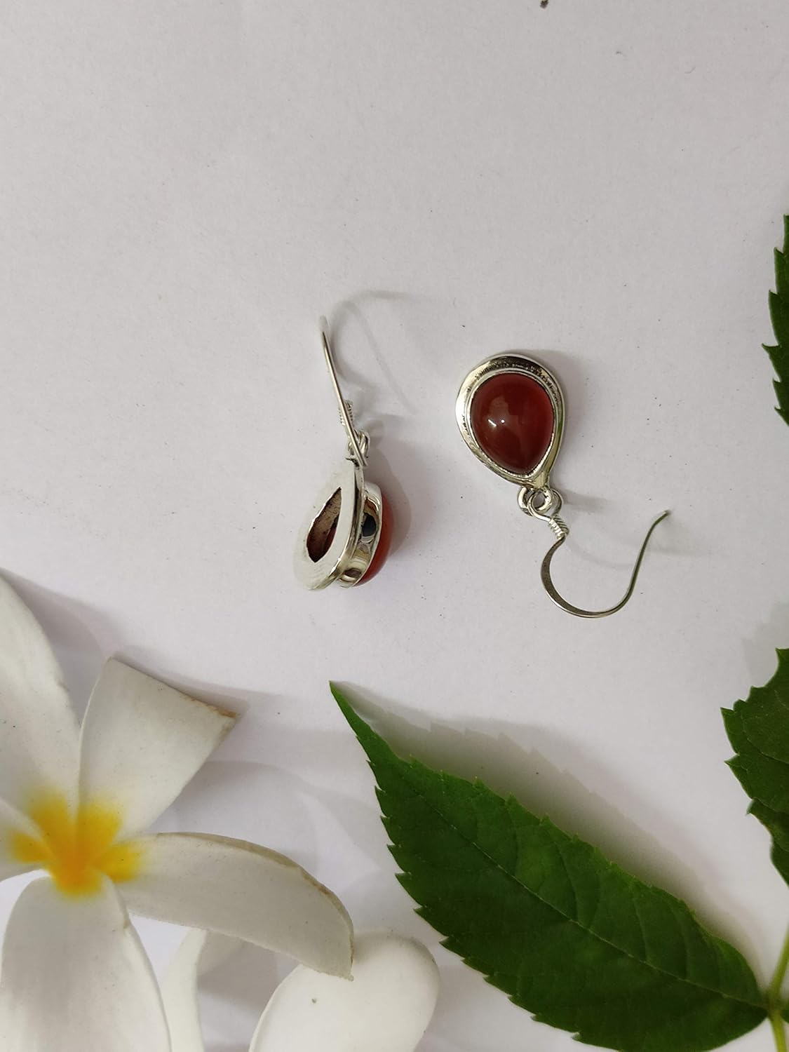 Carnelian Earrings, 925 Sterling Silver Earrings, Natural Gemstone Earrings, Drop Dangle Earrings, Orange Stone Earrings, Boho, Gift for her, Promise Earrings, Bridesmaids Gift, Healing Crystal