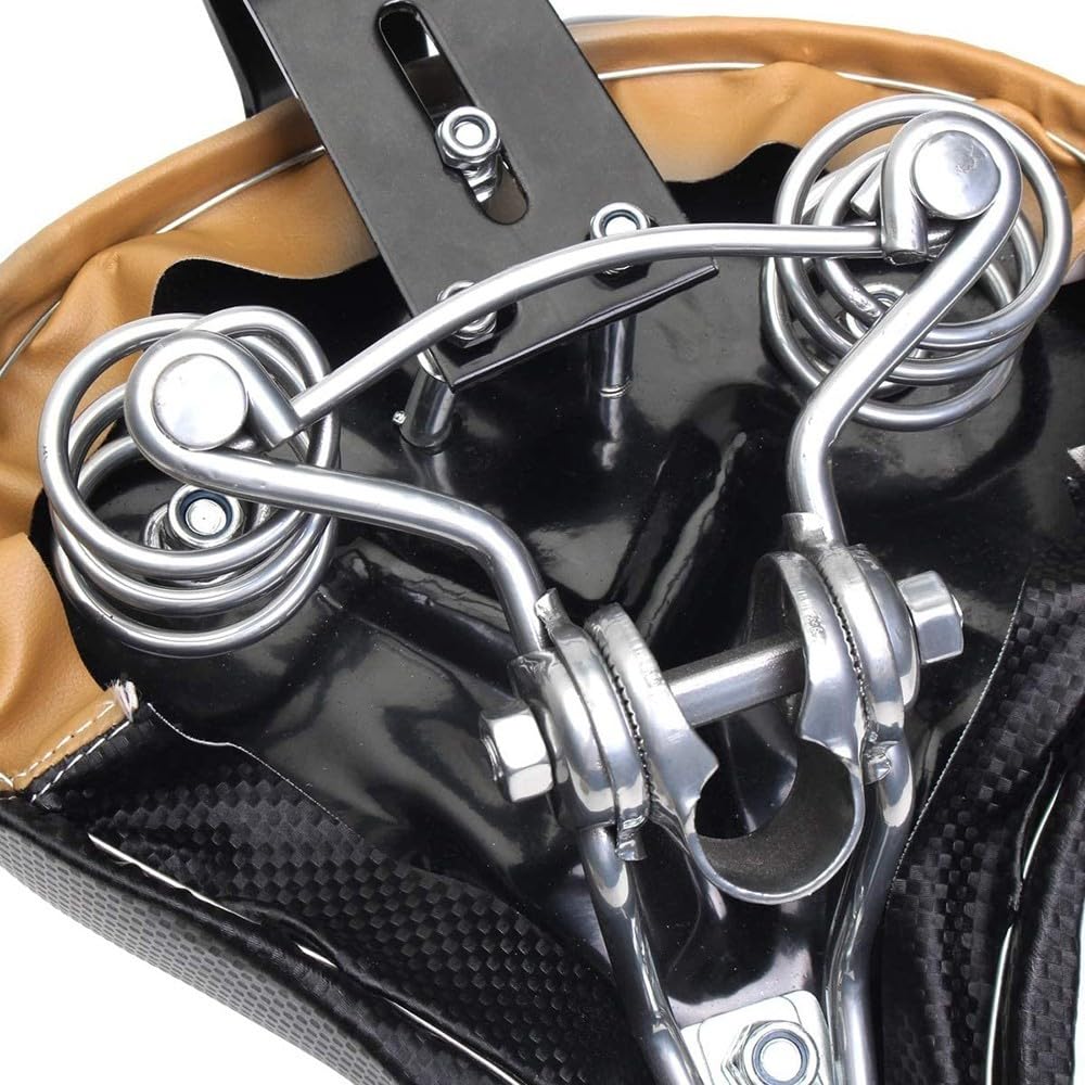 Fahrradsattel, Extra Weicher Ergonomischer Fahrradsattel Fahrradsattelsitz Mit Rückenlehne Unterstützung Fahrradzubehör Teil Mountainbike/Fahrrad/E-Bike