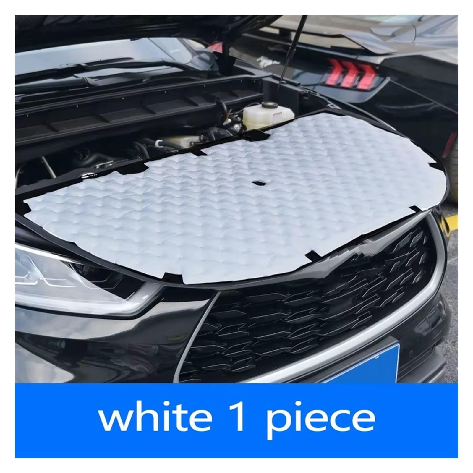 Cuscinetto isolante termico e acustico Per Toyota Per Highlander XU70 2020-2025 Cofano anteriore Isolamento acustico del motore Pad in cotone Copertura insonorizzata termico Zerbino