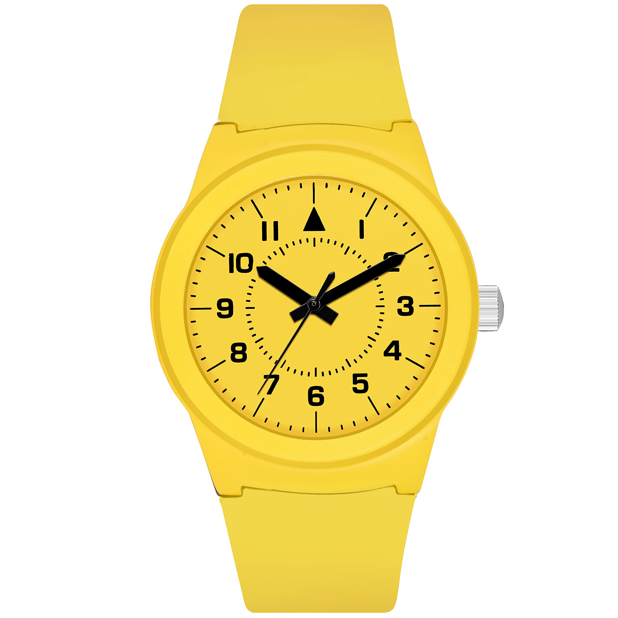 CLOUDWOOD Analog Wrist Watch for Womens and Girls (Yellow Dial Yellow Colored Strap) (B0B2K2MN5L) Amazon Price History, Amazon Price Tracker
