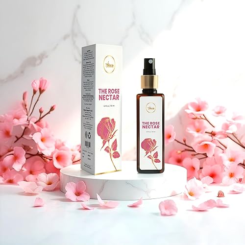 Miniatura 7 de My Ace Rose Nectar Face Mist  Tónico hidratante y spray de agua de rosas con niacinamida y regaliz  Bruma facial natural sin alcohol para calmar,