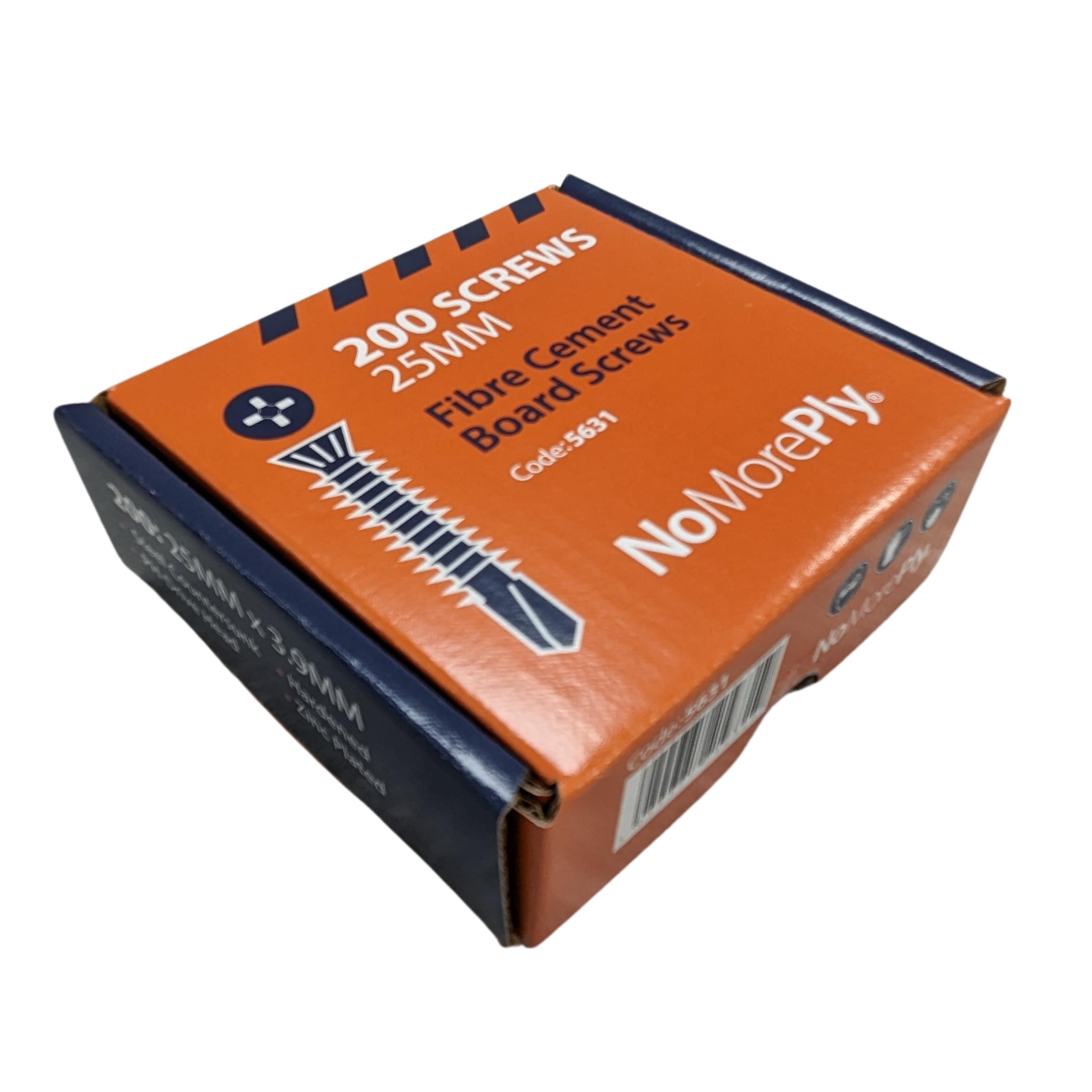 NoMorePly Fibre Cement Board Screws - Pack of 200 (25mm)