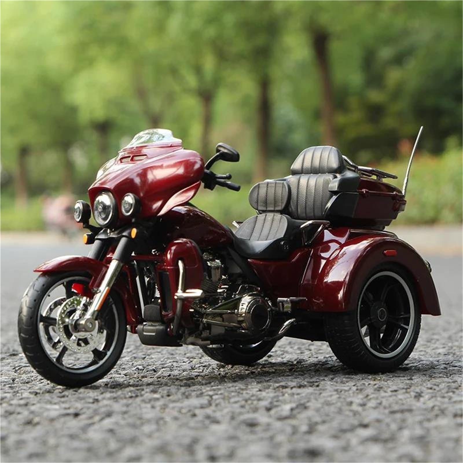 Amazon.co.jp: 模型玩具 1/12 合金製ミニチュア バイク トライク ダイ