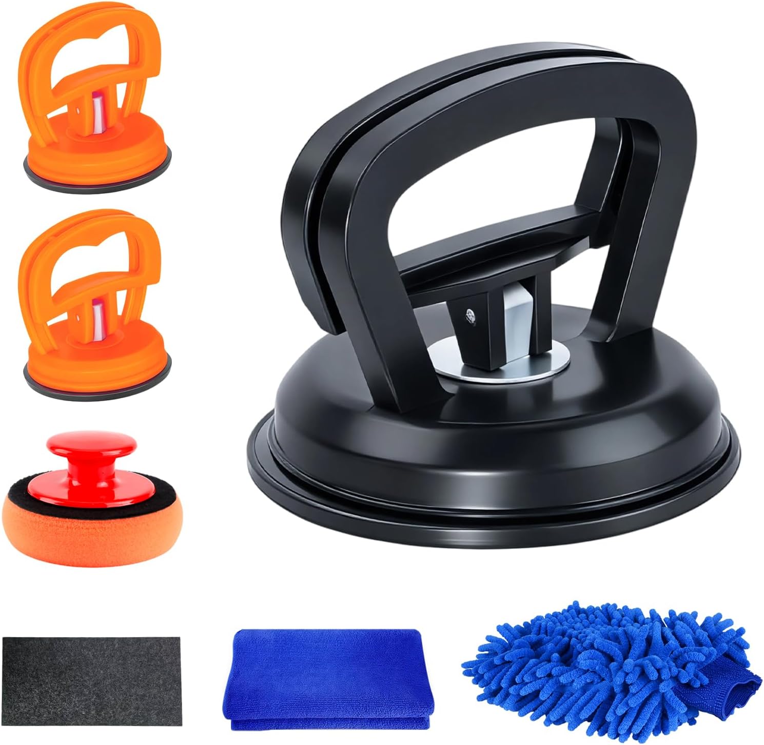 3 PCS Car Dent Suction Puller, Reusable Paintless Dent Removal Kit, Car Body Repair Kit for Automotive Body, Glass, Screen, Ceiling