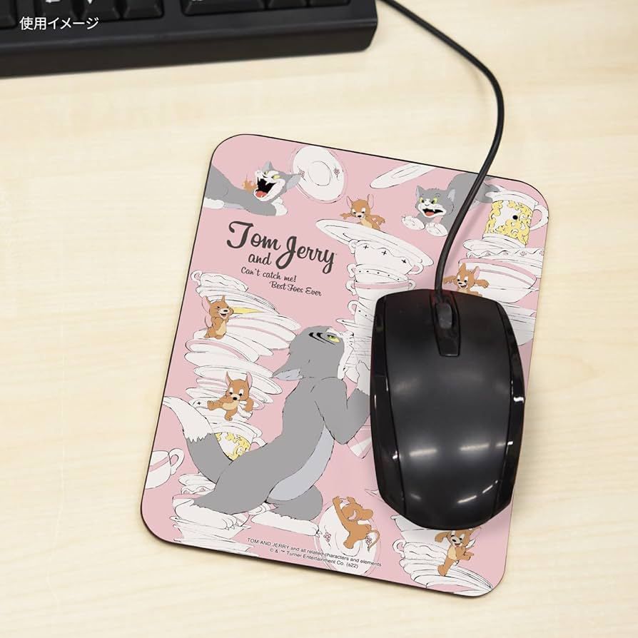 トムとジェリー キーボードカバー ピンク トムとジェリー ラバーリールKH（ピンクジェリー）（TS0480063