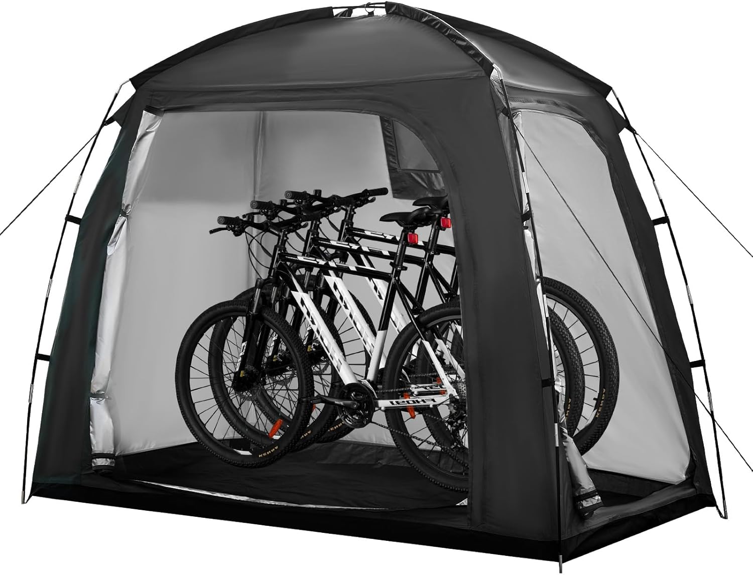 Bike Storage Tent, Outdoor Portable Bike Tent for 2-3 Bikes, Bicycle Storage Sheds with 210D Oxford Fabric PU4000 Waterproof for Bicycles, Motorcycle, Garden Tools