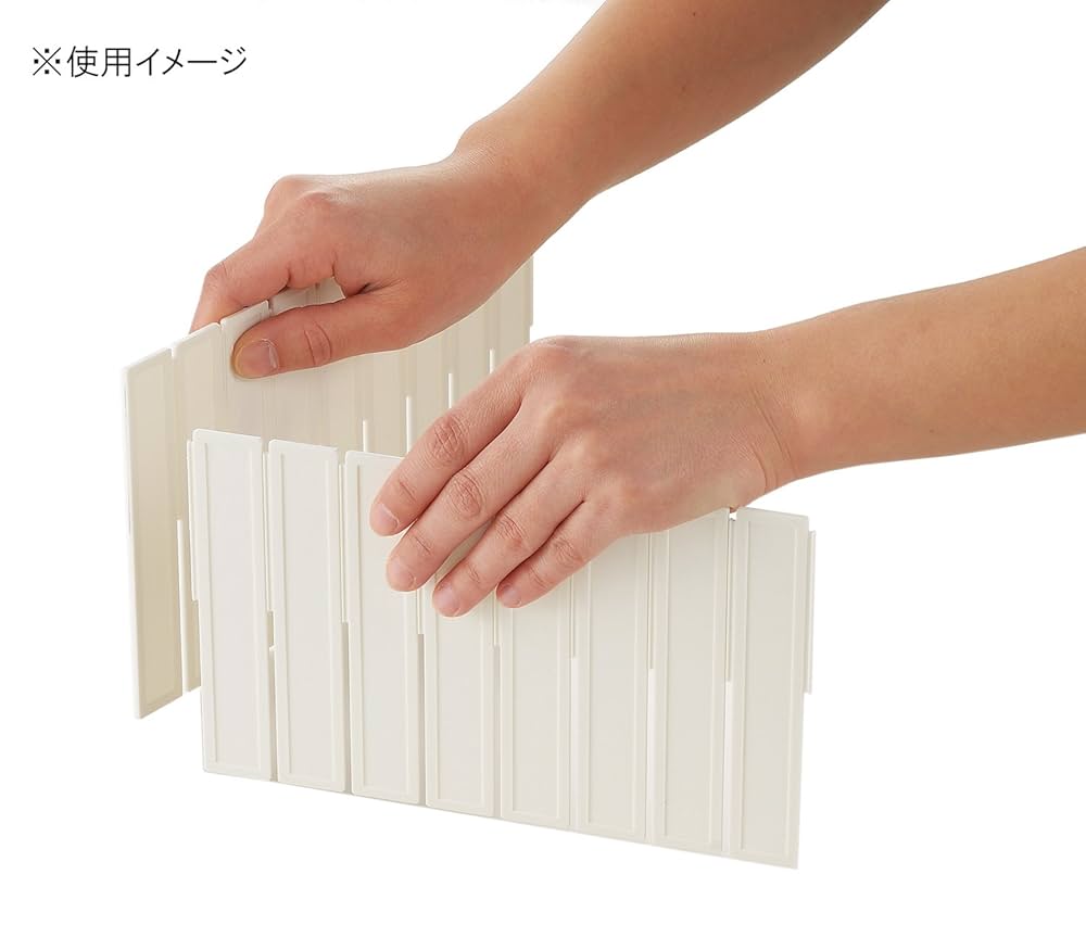 Amazon.co.jp: タイガークラウン 引き出し仕切り 白 435×3×33mm