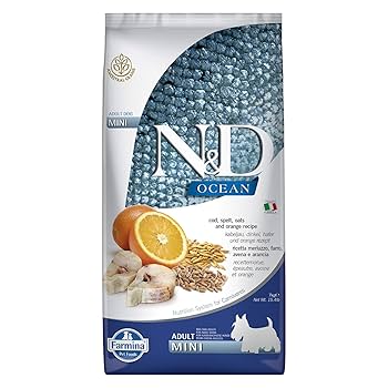 ダ*ク様 N&D Ocean Mini ドッグフード 7kg Amazon.com: Farmina Natural & Delicious Ocean Cod & Orange