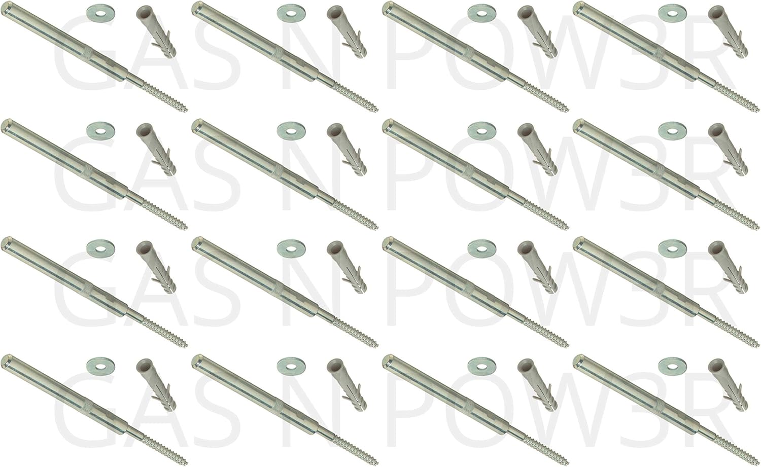 Gas N Pow3r Concealed Shelf Supports Brackets 120mm Floating Hidden