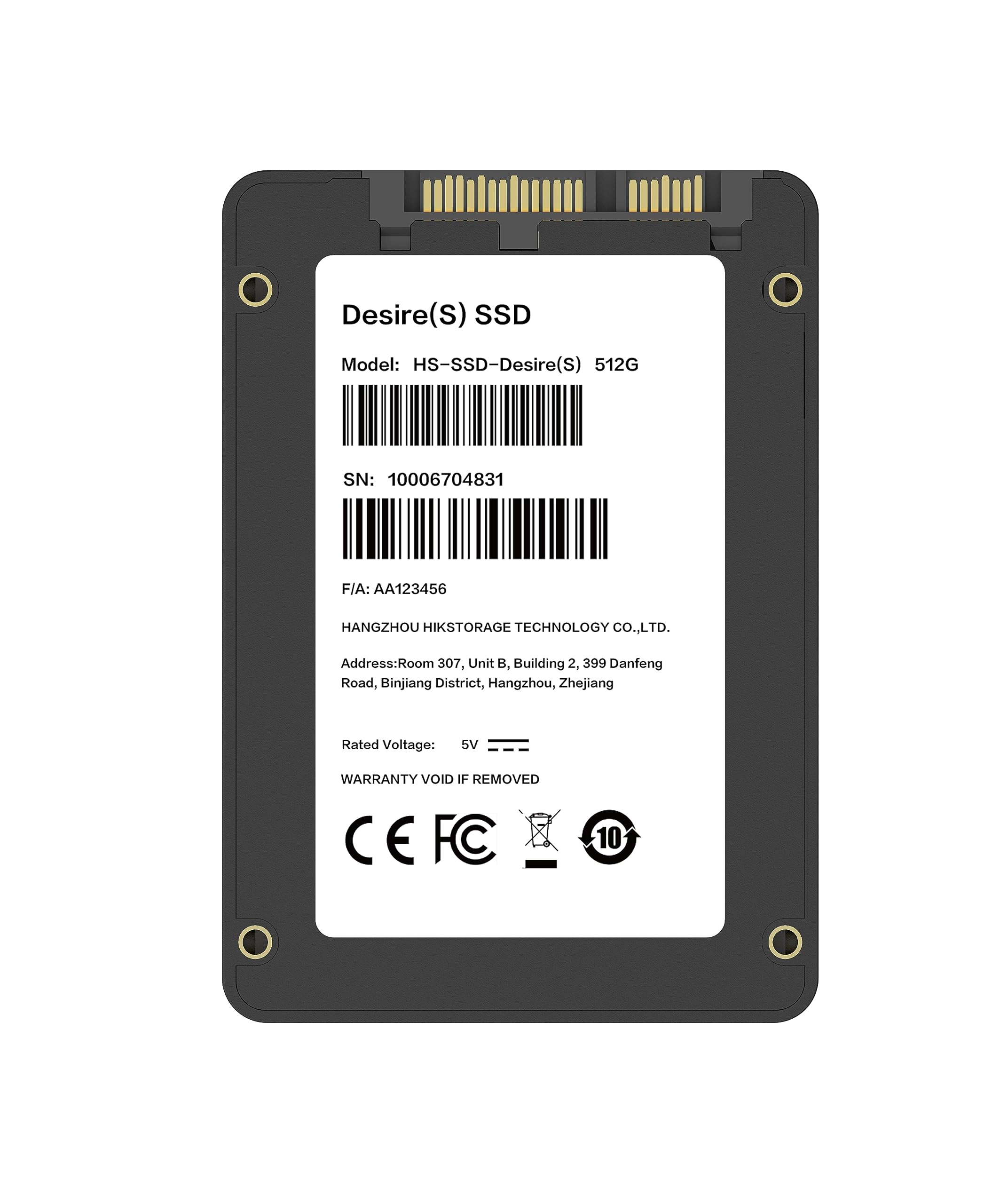 Hikvision 512GB 3D NAND 2.5 inch SATA III Internal SSD Upto 560MB