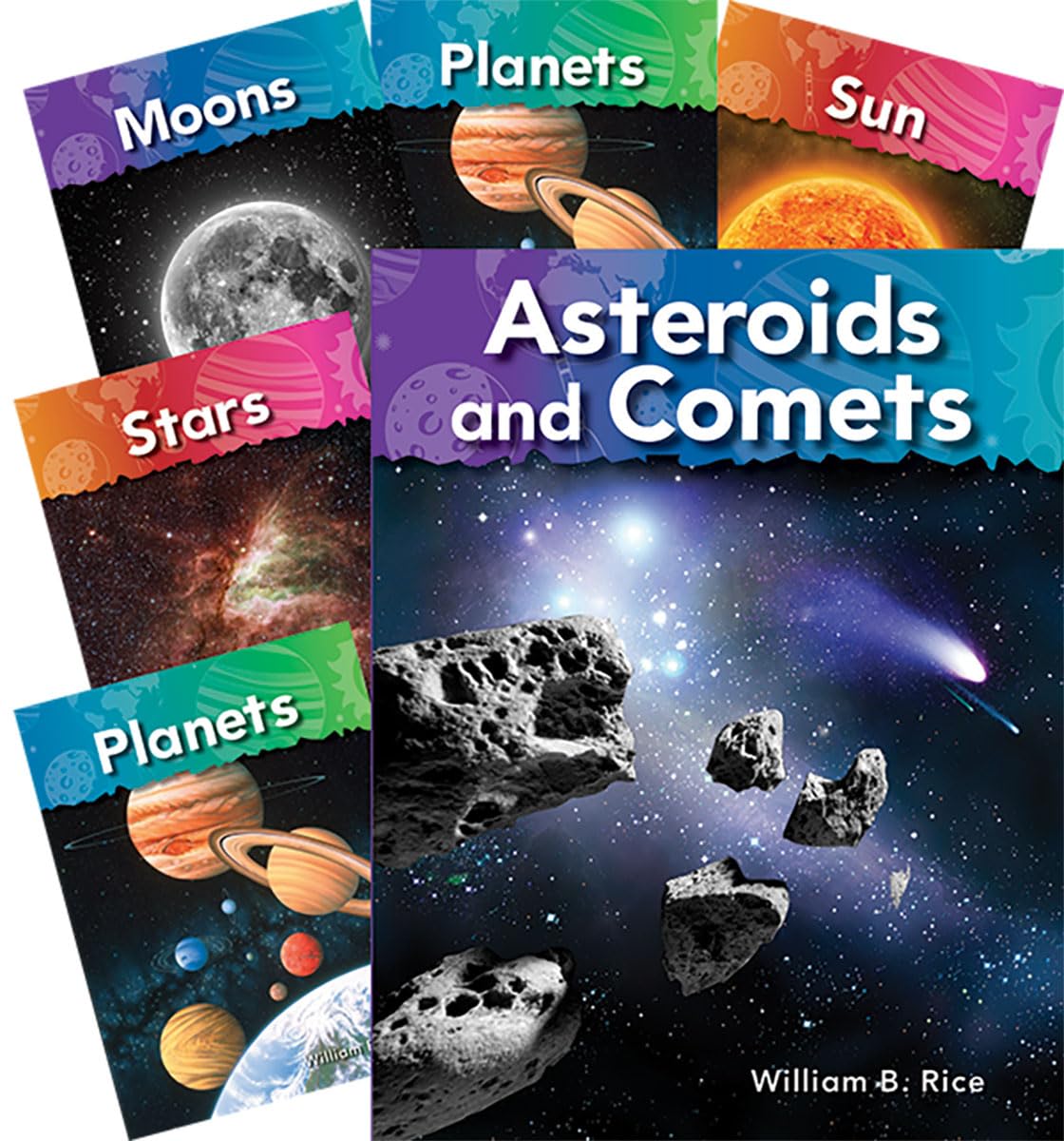 Teacher Created Materials - Science Readers: The Solar System - 8 Book Set - Grades 1-2 - Guided Reading Level A - L