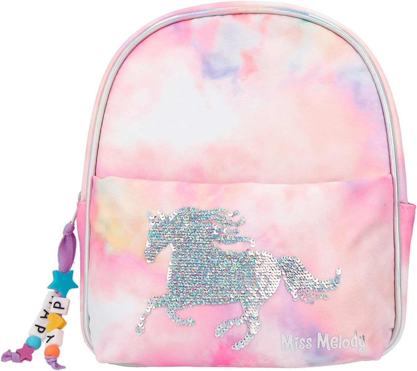 Depesche Miss Melody Bandana 12761 - Zaino con motivo cavalli e bandana, con spallacci regolabili