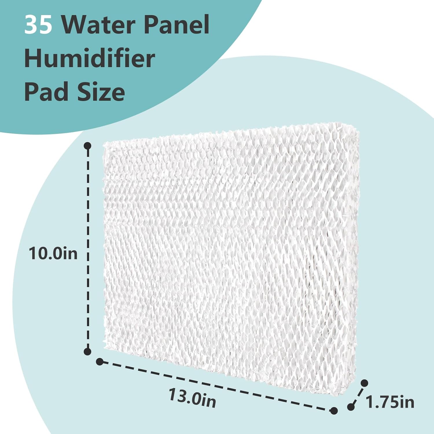 HC26E1004 Humidifier Pad for Honeywell Home, #35 Humidifier Filter Pad Fits for HE260, HE265, HE360, HE365 Models (2 Pack)