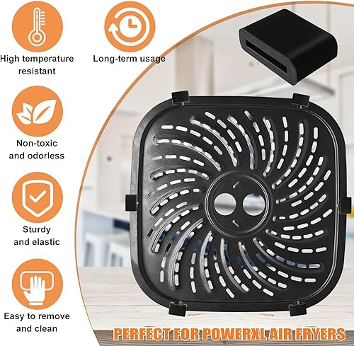 Miniatura 3 de Parachoques de goma para freidora de aire, 4 piezas de repuesto para freidora de aire, puntas de goma, goma de silicona, pestañas de goma,