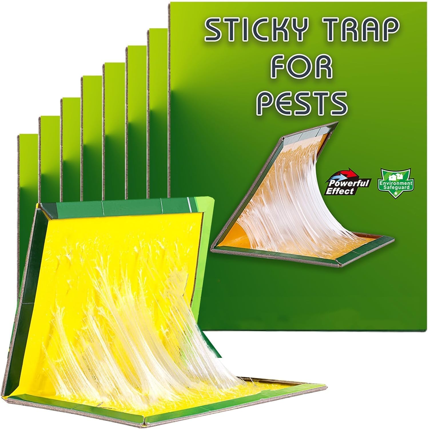 Product image of Mouse Traps,RatTraps,Mouse Glue Board,Glue Boards Professional Strength That Work Capturing Indoor and Outdoor Rat (12pack)