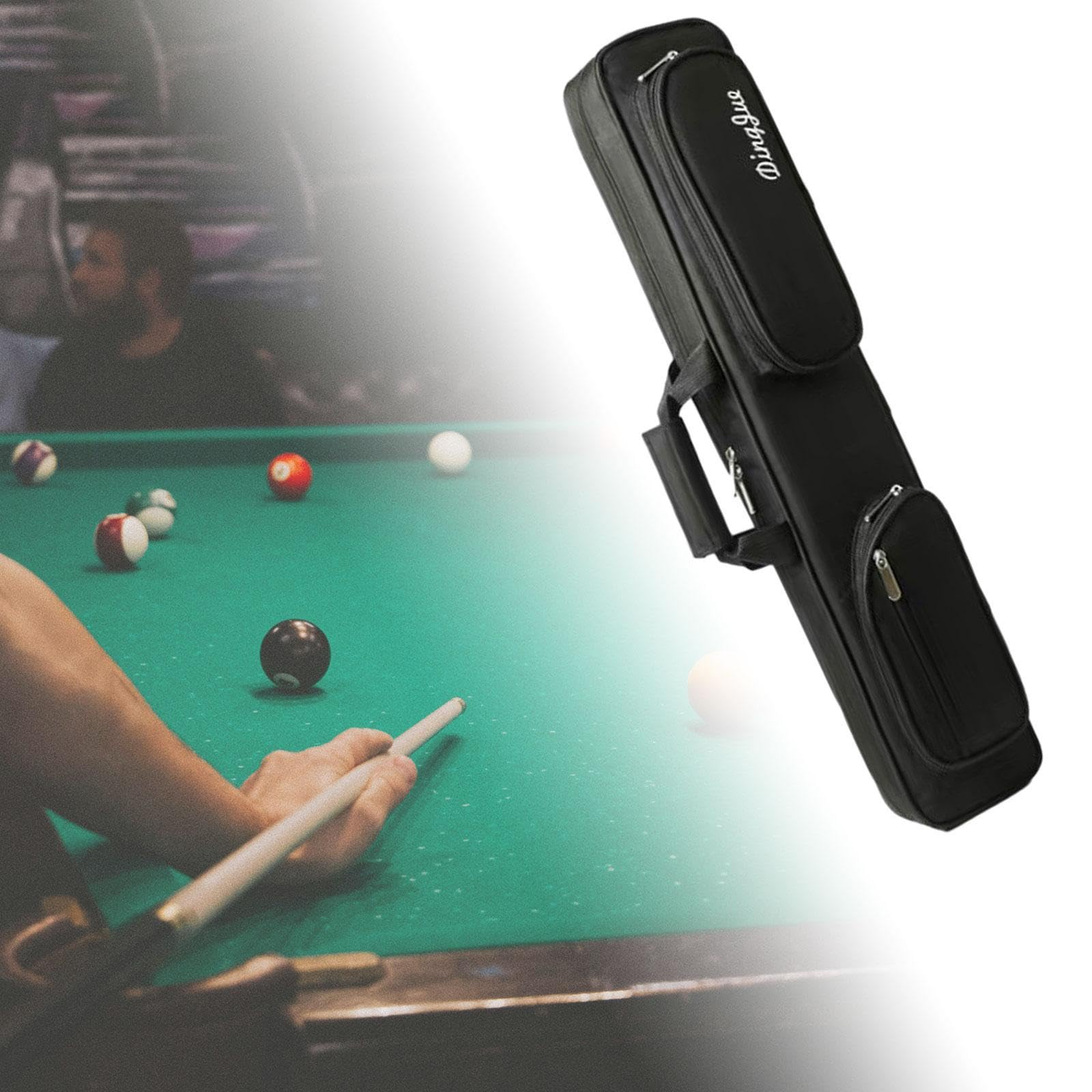 Estuche de Billar Caja Protector Palo Snooker Portador Ligero Impermeable con Correa Adecuada para Jugadores Profesionales Y Aficionados Viajes Exhibi