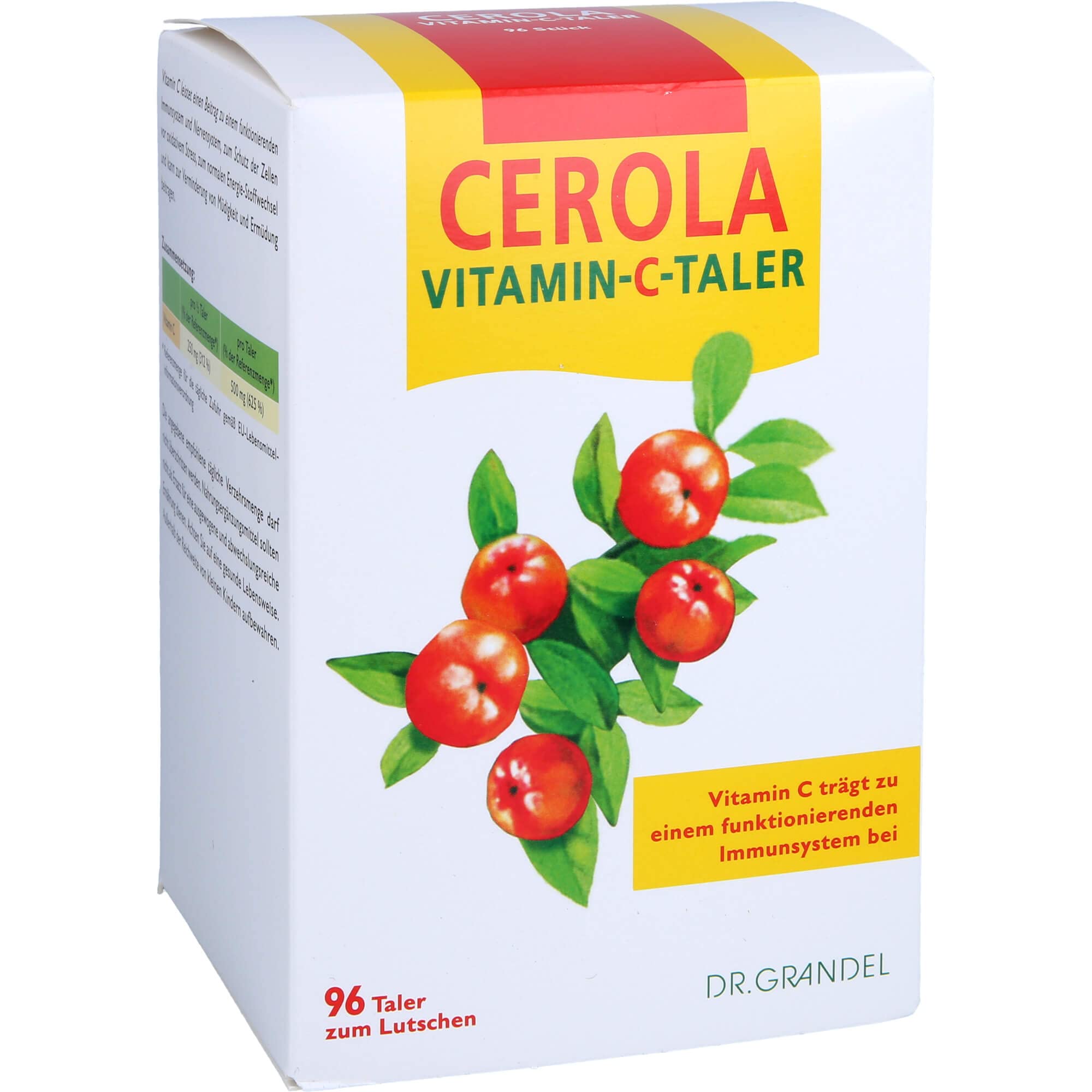 Dr. Grandel Cerola Vitamin C Taler 96 Lutschtabletten, 318 g
