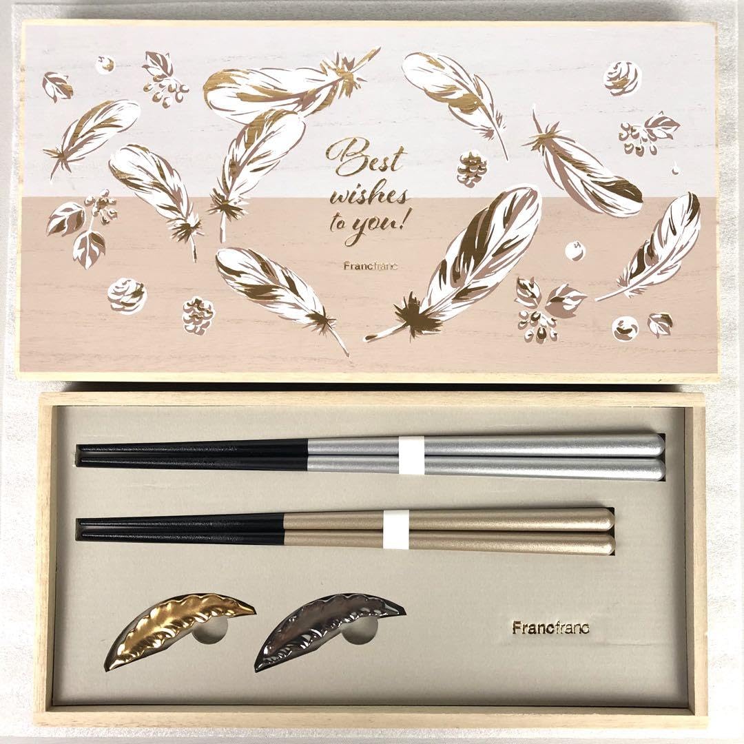Amazon.co.jp: Francfranc フランフラン ペアギフト箸＆箸置き