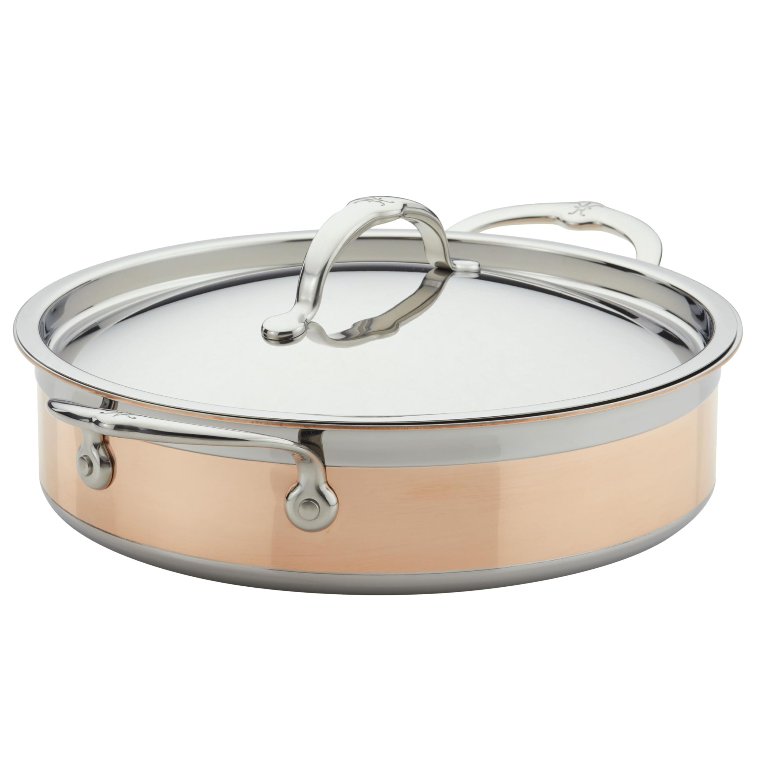 Hestan - CopperBond Collection - 100% Pure Copper Sauteuse, Induction Cooktop Compatible, 3.5 Quart