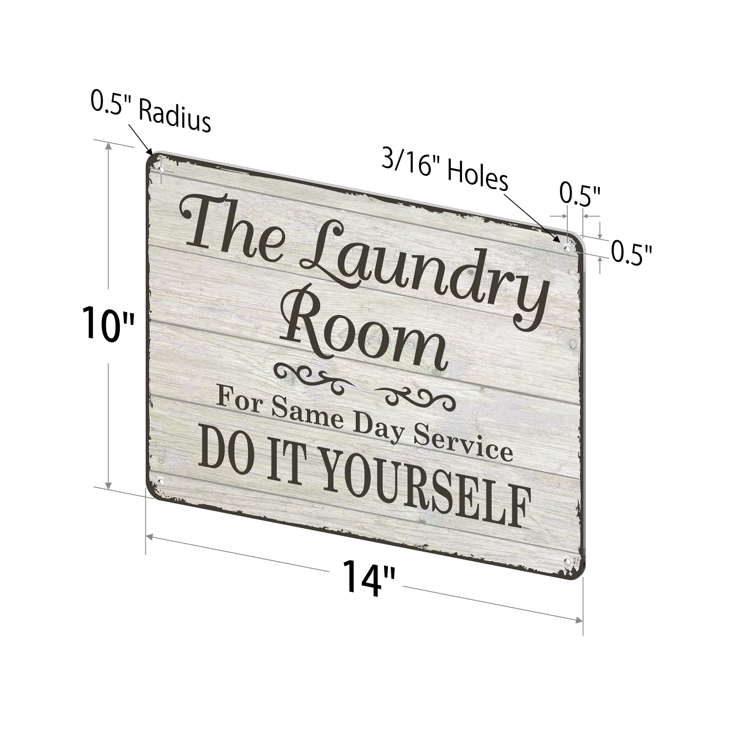 Amazon.com: SmartSign Laundry Room Wall Sign, “For Same Day
