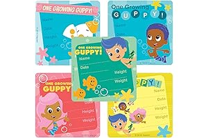 Bubble Guppies Stickers, Perfect for Doctor's Office Giveaways