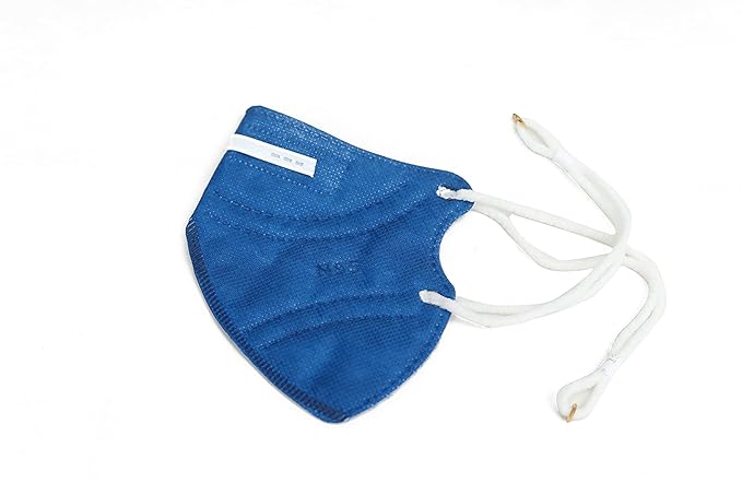 N - 95 5 LAYER AYURVEDIK MASK INCREASING OXYGEN LEVEL USING AYURVEDIK JADIBBUTI NAVY BLUE GRAY PINK
