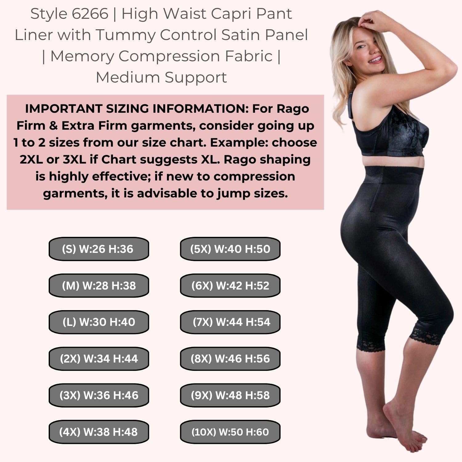 Style 6266 | Beinformer/Hoseneinlage, mittlere Formgebung