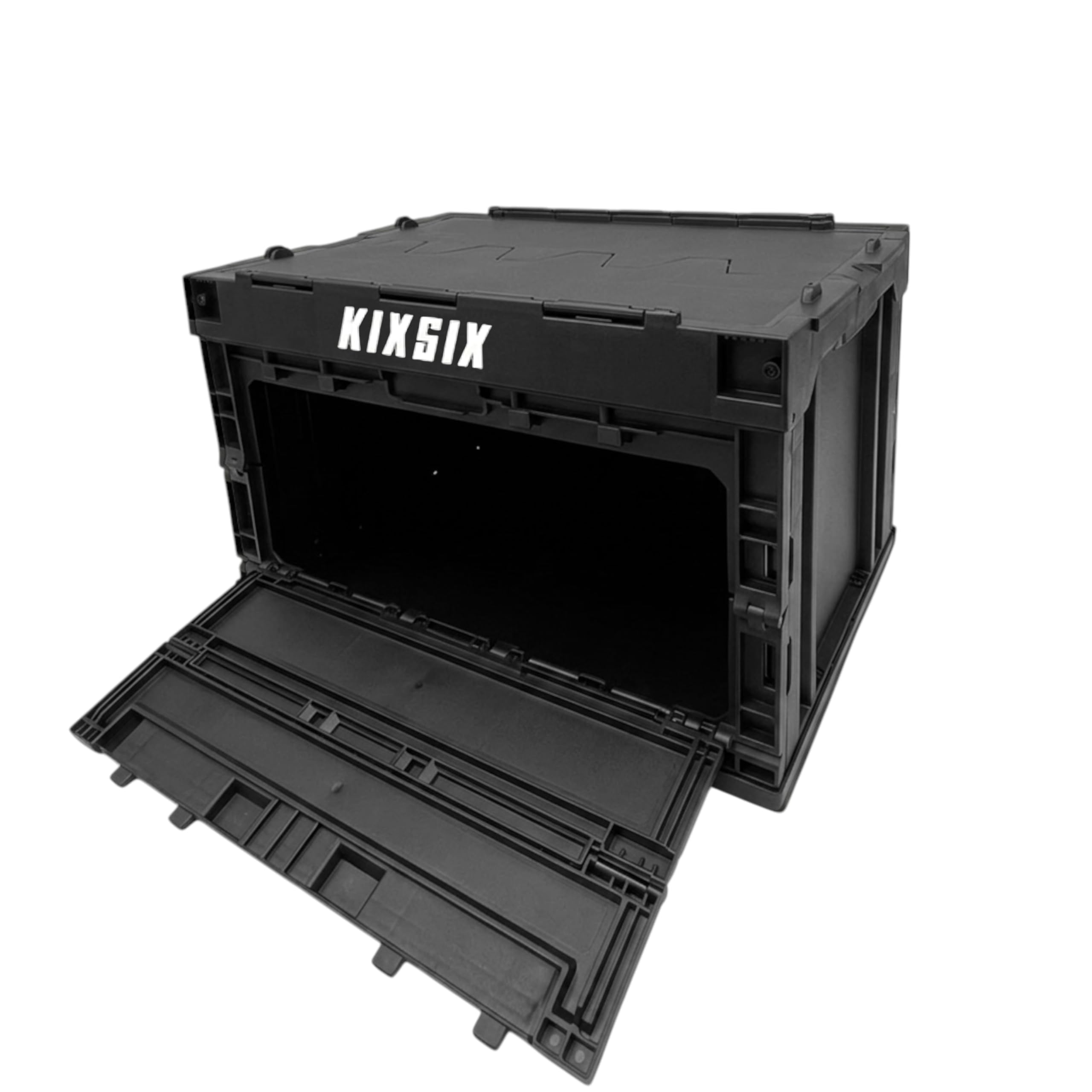 Amazon.co.jp: KIXSIX(キックスシックス) 折り畳みコンテナ 50L 収納