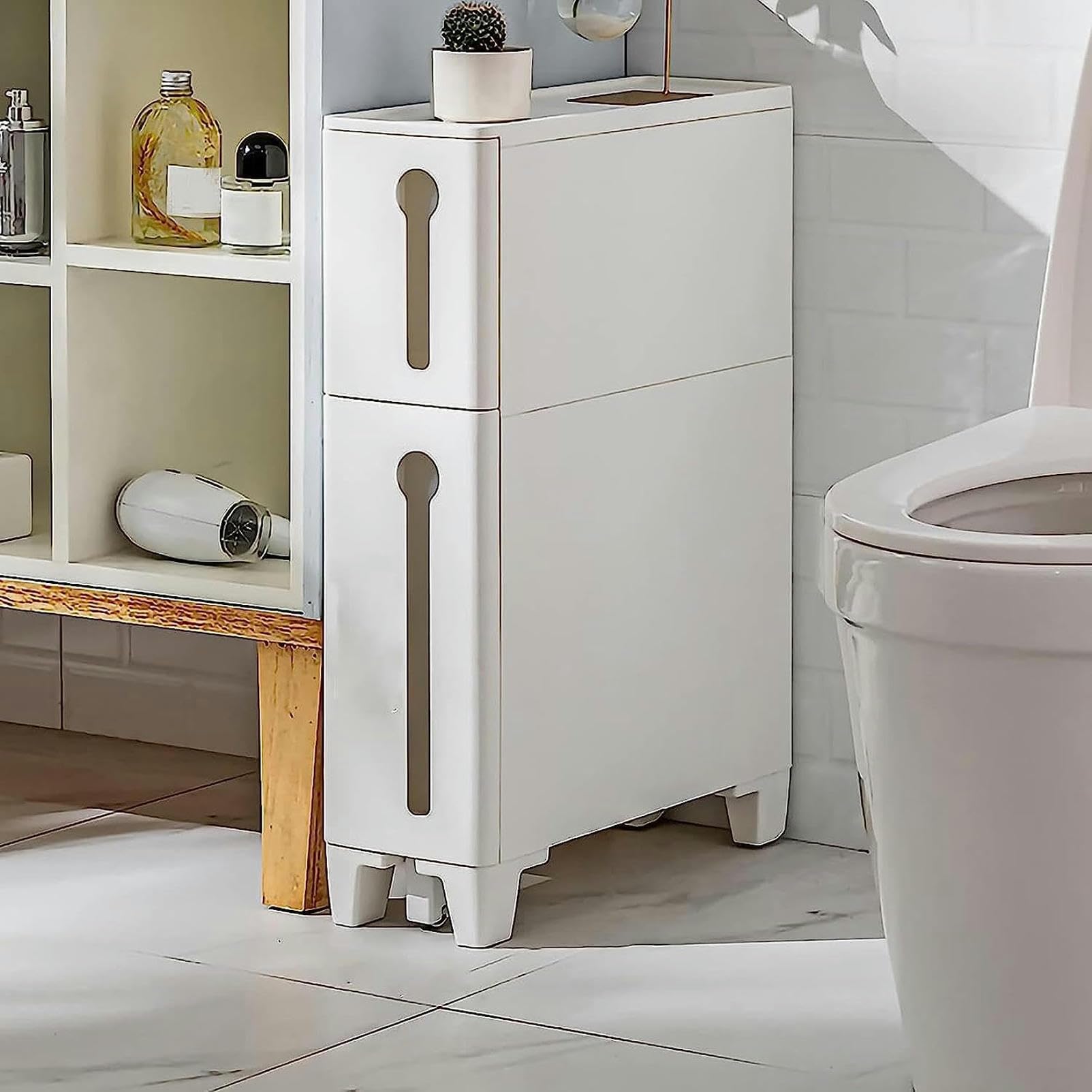 Cajones de almacenamiento apilables independientes, gabinete de piso de esquina de 2/3/4 niveles, gabinete de almacenamiento de baño pequeño para cocina, Sala de estar, g