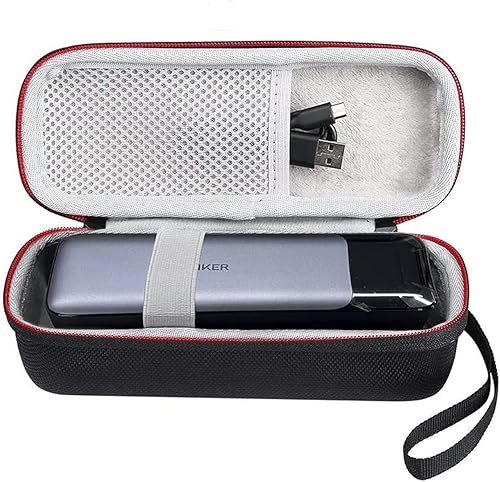 Estuche rígido de viaje compatible con el banco de energía Anker 737 (PowerCore 24K), cargador portátil de 3 puertos de 24,000 mAh