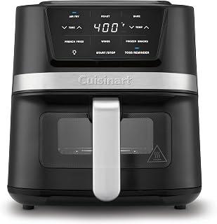 Cuisinart AIR-80 2.6-Quart Compact Air Fryer - Air Fry, Roast, Bake Presets, Viewing Window, Dishwasher Safe Basket