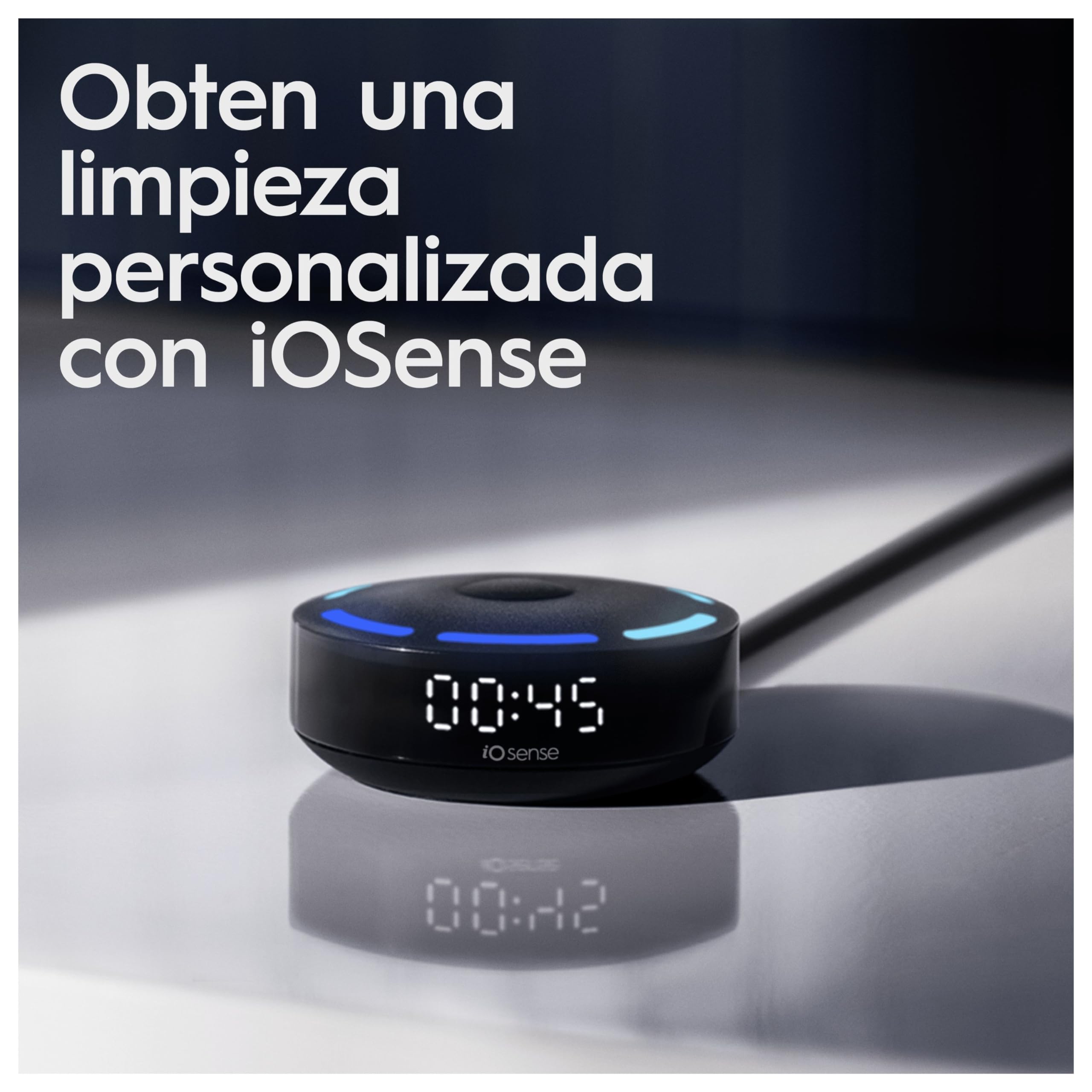 Oral-B iO 10 Cepillo de Dientes Eléctrico con 1 Cabezal, Negro - Cepillo Dental con 7 Modos de Cepillado, Sensor de Presión Y Carga Rápida, Estuche Cargador de Viaje, Diseñado por Braun