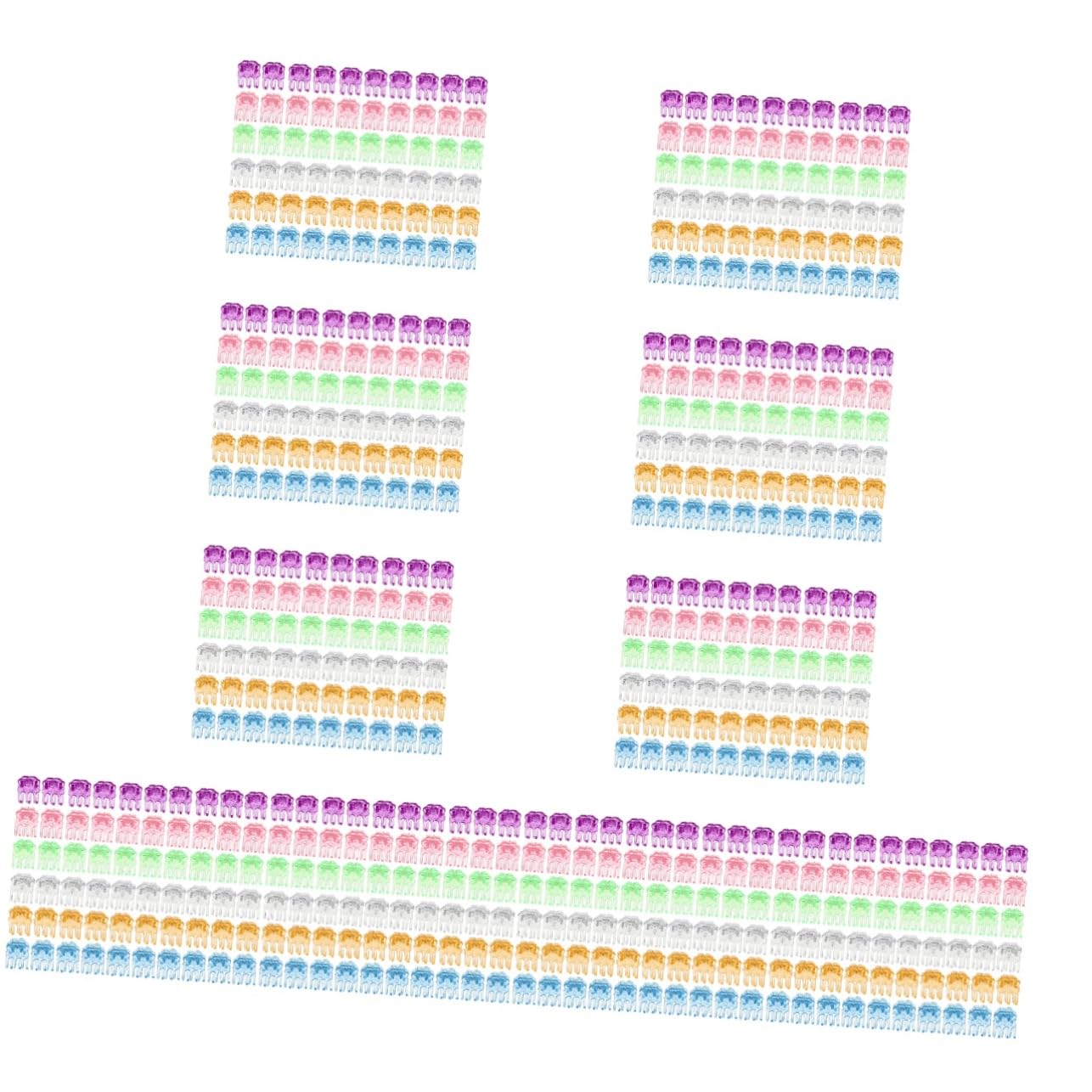 Gatuida 10 Ensembles Agrafe D'orchidée Clip De Support pour Plantes Grimpantes Clips De Support pour Plantes Piquets De Support pour Plantes Propagation Clips De Jardinage 120 Pièces * 10