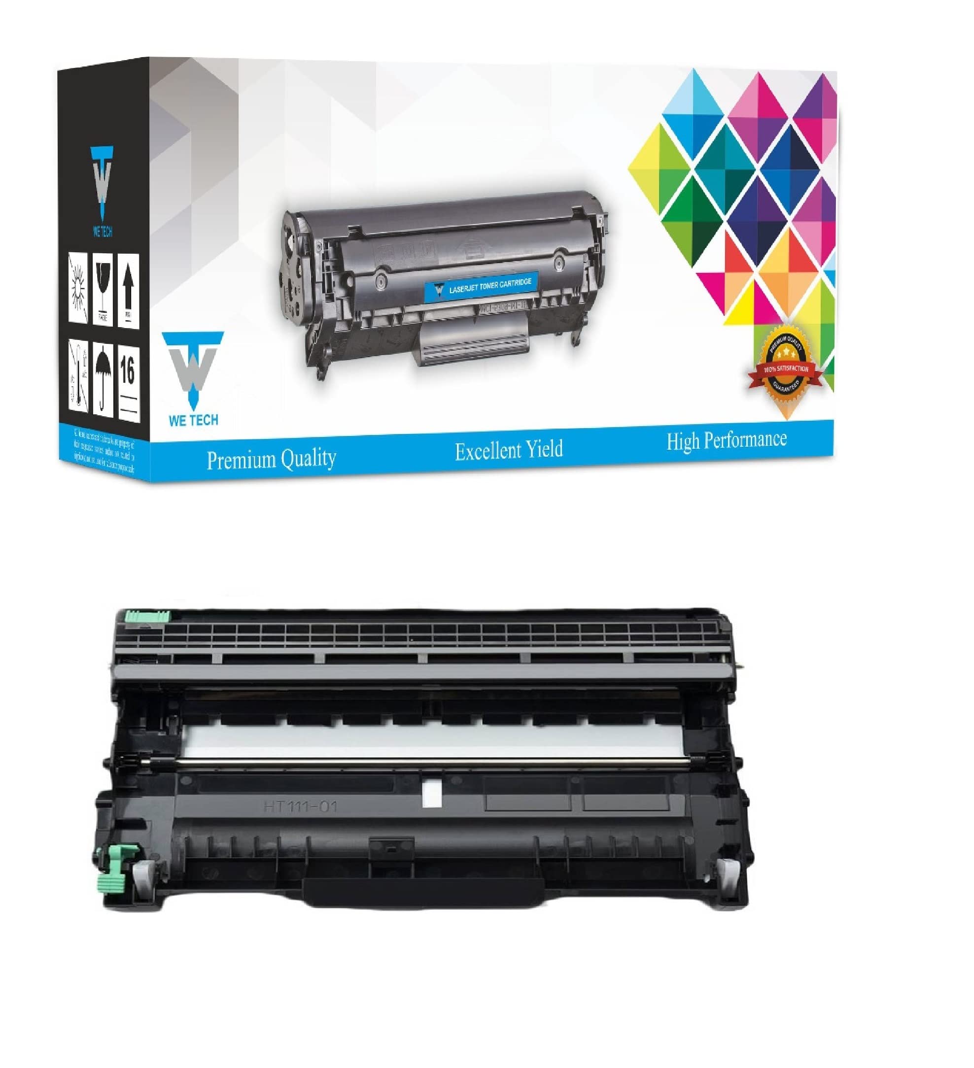 WE TECH DR-2255 Drum Unit Compatible for 2250Dn, HL-2240D, DCP-7060D, DCP-7065Dn, MFC-7360, MFC-7860Dw, FAX-2840 (Drum Unit)