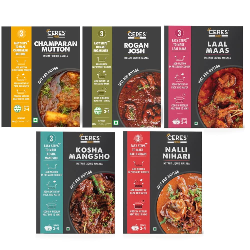 See full amazon price history chart for Laal Maas + Kosha Mangsho + Nalli Nihari + Champaran Mutton + Rogan Josh Laal Maas + Kosha Mangsho + Nalli Nihari + Champaran Mutton + Rogan Josh (B0BGS13HGQ) Amazon Price History, Amazon Price Tracker