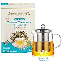 Vista 8 de Comino ayurvédico a base de hierbas, té de cilantro e hinojo, té de desintoxicación orgánica, ayuda a controlar el peso y aliviar el estrés