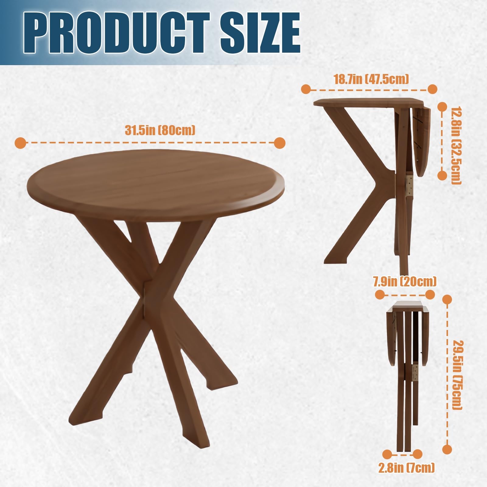 Tavolo da cucina rotondo espandibile pieghevole salvaspazio tavolo da pranzo gambe regolabili 46 persone 80 cm design moderno per Smals