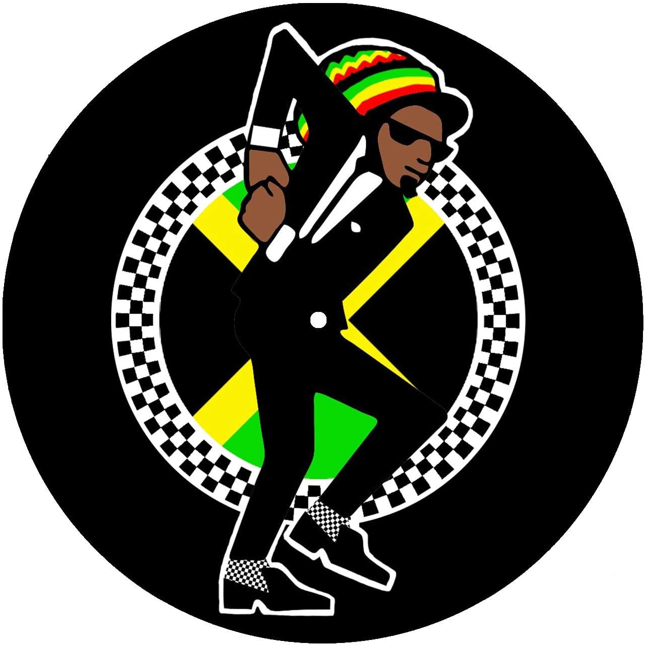 Jamaican Rasta Ska Reggae DJ Slipmat Vinyl Turntable Decks Amazon.co.uk Musical Instruments & DJ